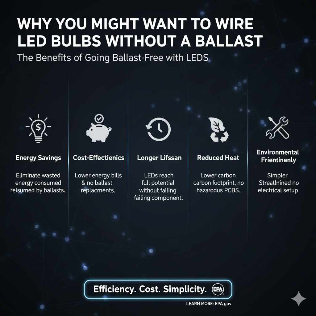 Why You Might Want to Wire LED Bulbs Without a Ballast