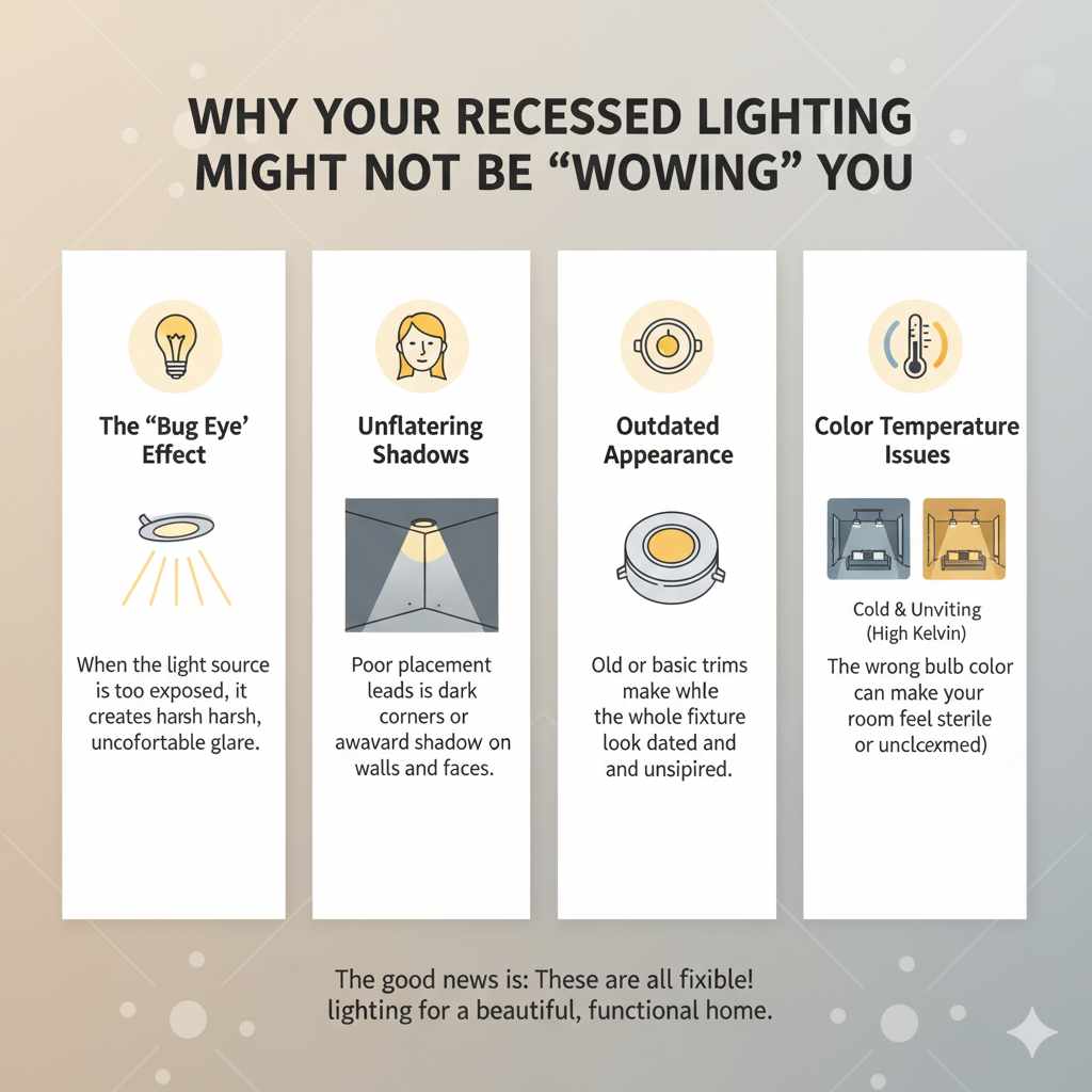 Why Your Recessed Lighting Might Not Be "Wowing" You