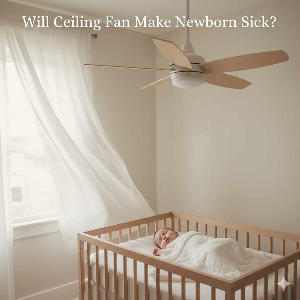 Will Ceiling Fan Make Newborn Sick