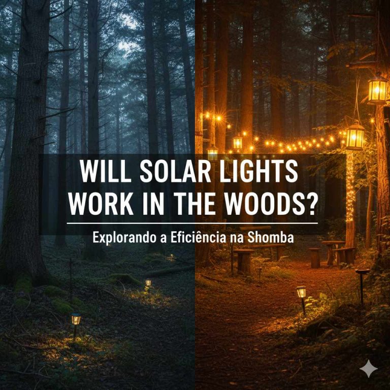 Will Solar Lights Work In The Woods?