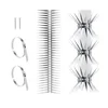 Stainless steel bird spikes for fence and ledge deterrent