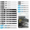 20-piece T-shank jigsaw blade set for wood plastic and metal