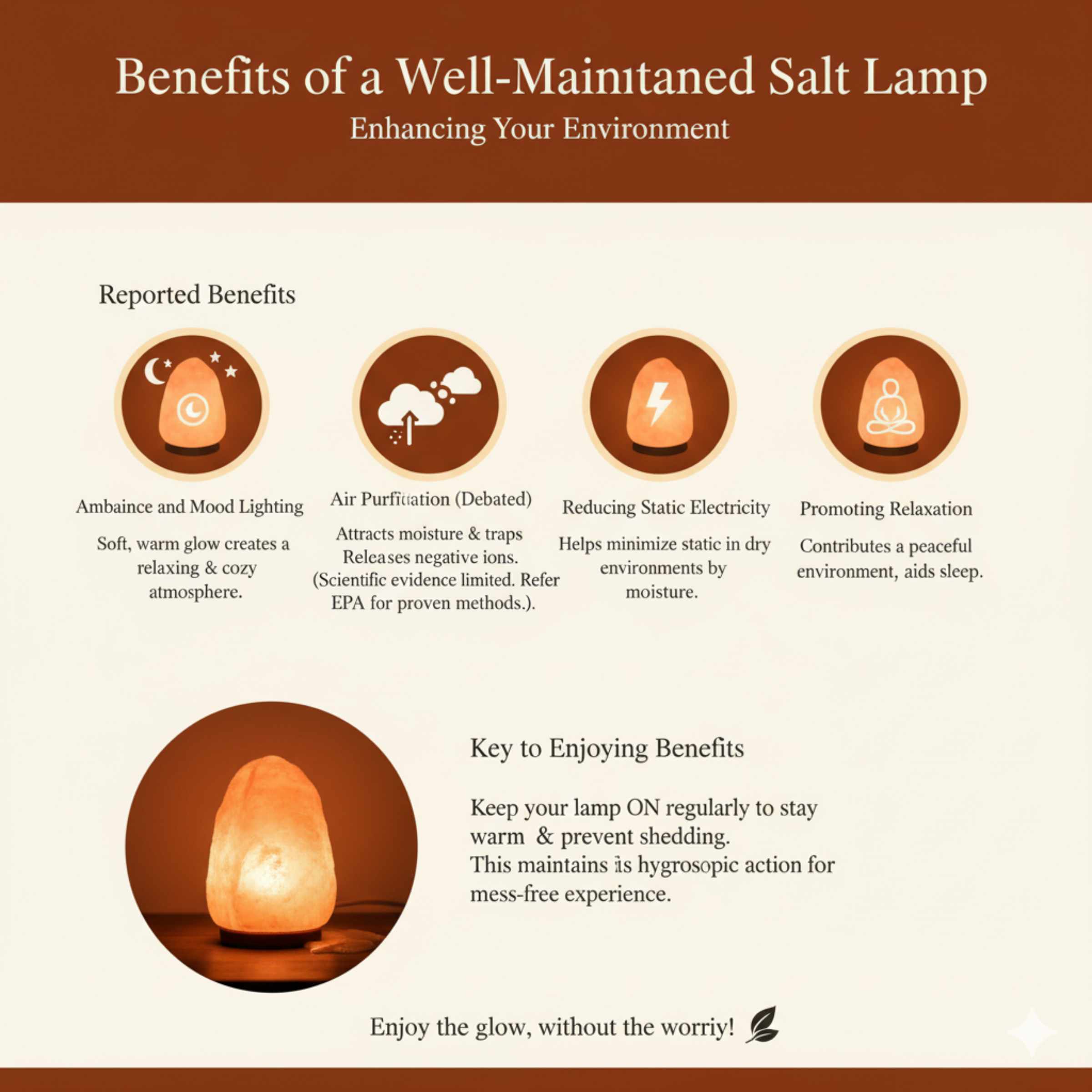 Benefits of a Well-Maintained Salt Lamp