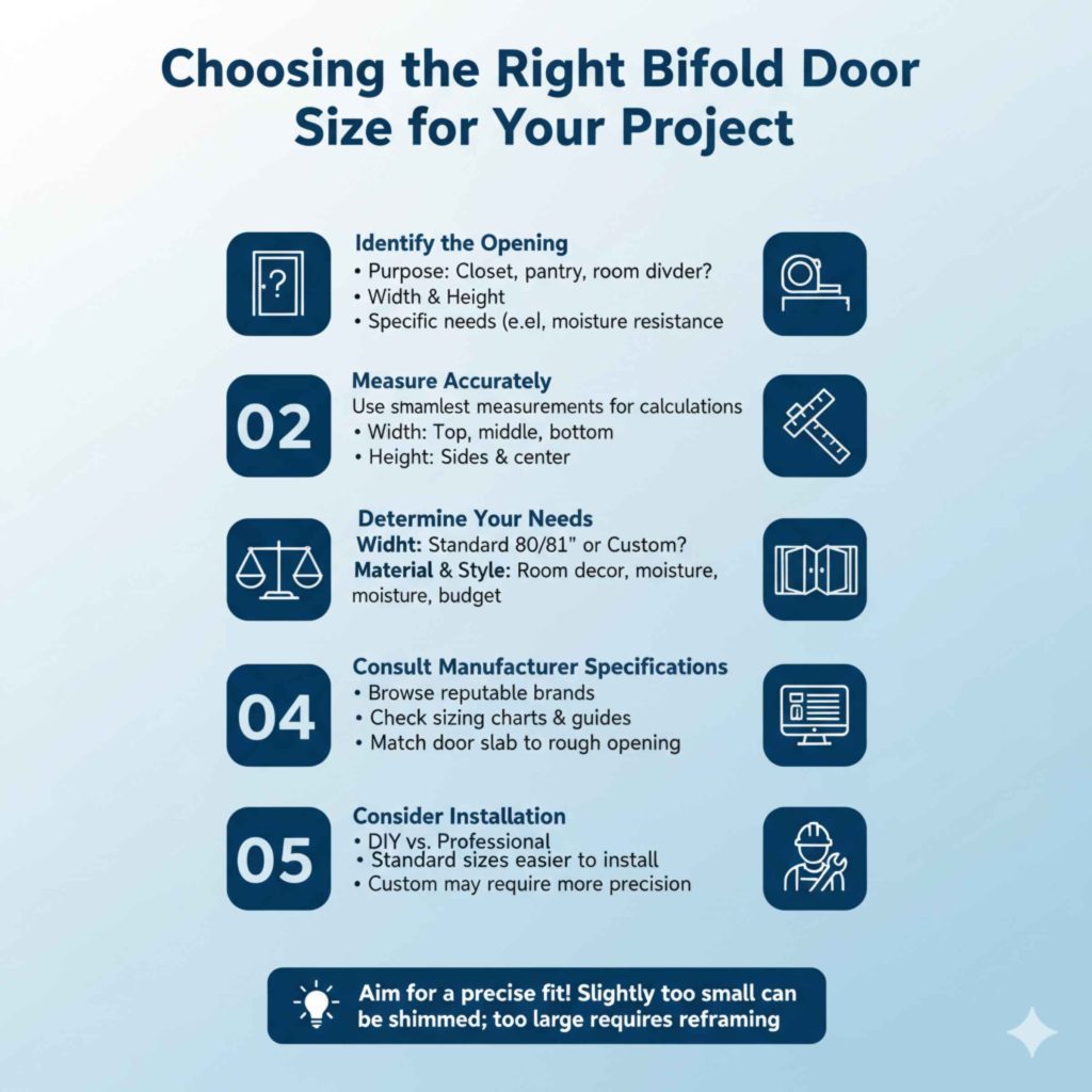 Choosing the Right Bifold Door Size for Your Project