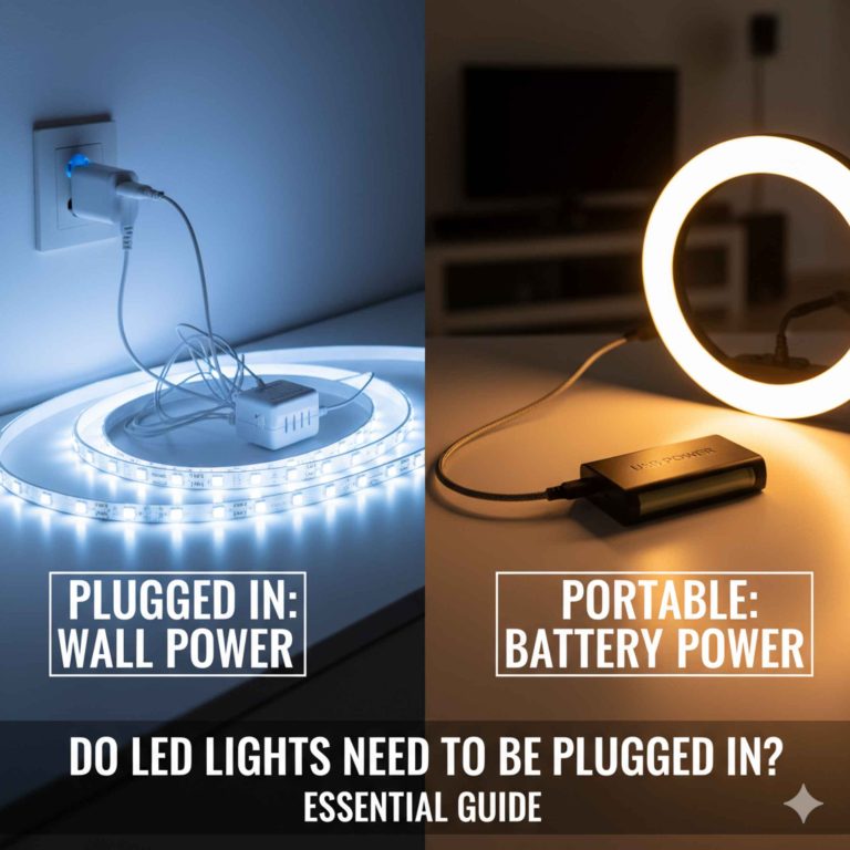 Do LED Lights Need To Be Plugged In