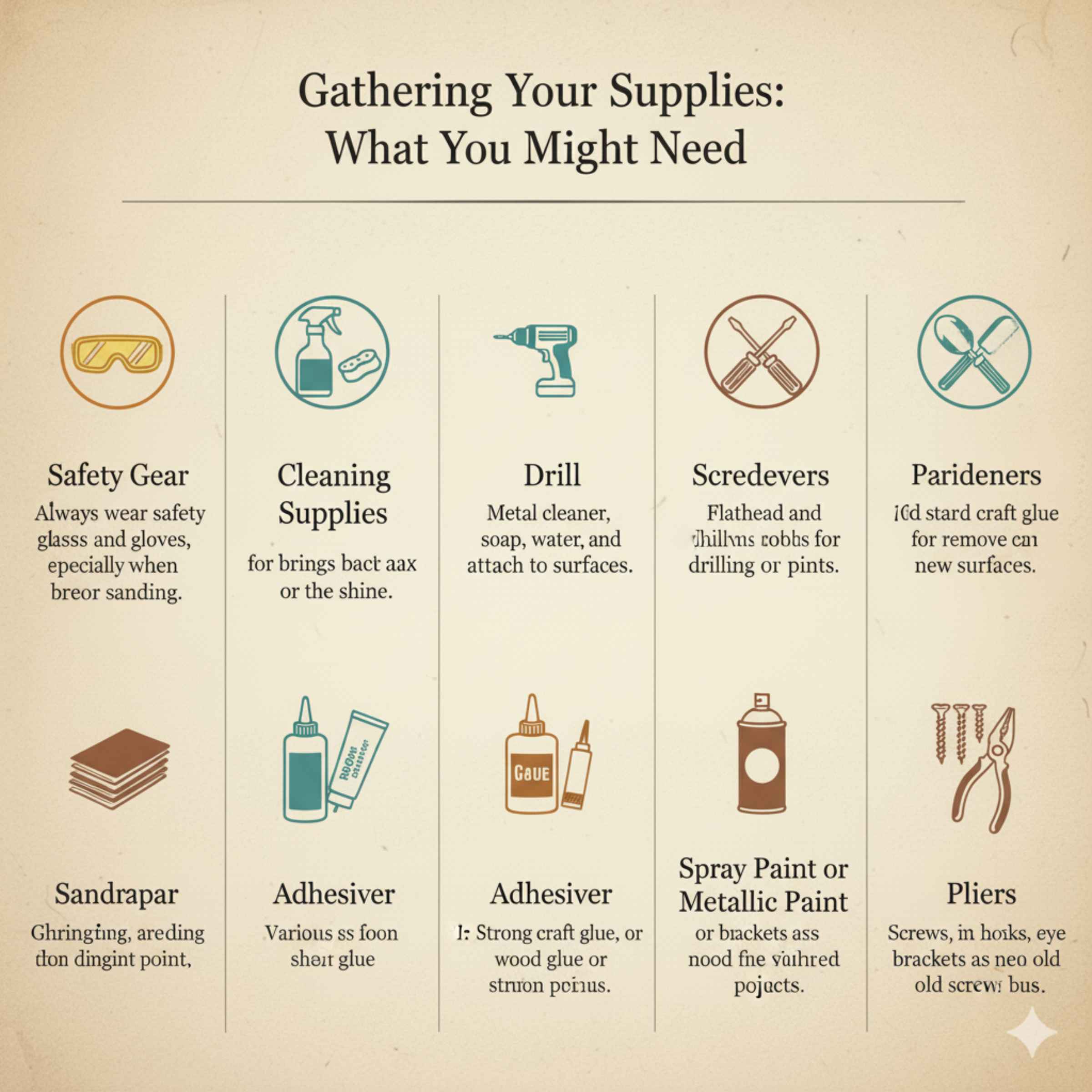 Gathering Your Supplies What You Might Need