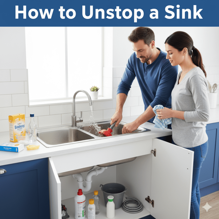 How to Unstop a Sink