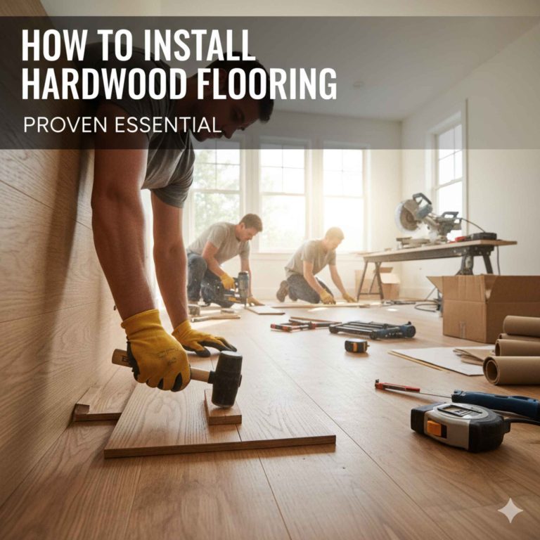 How To Install Hardwood Flooring