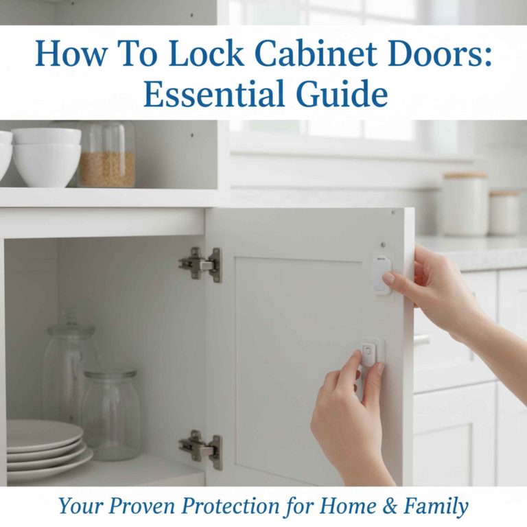 How To Lock Cabinet Doors