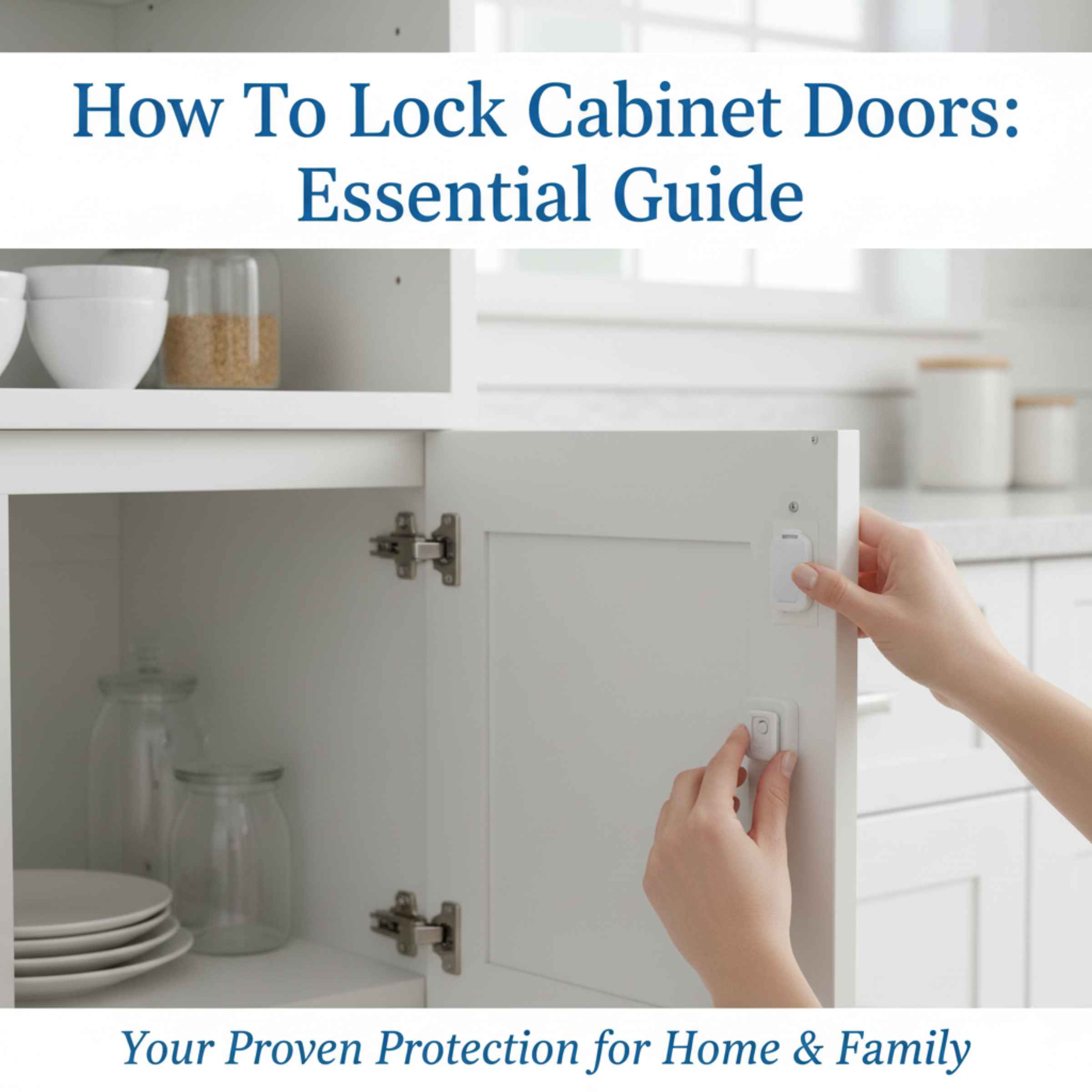 How To Lock Cabinet Doors