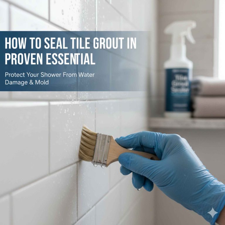 How To Seal Tile Grout In Shower