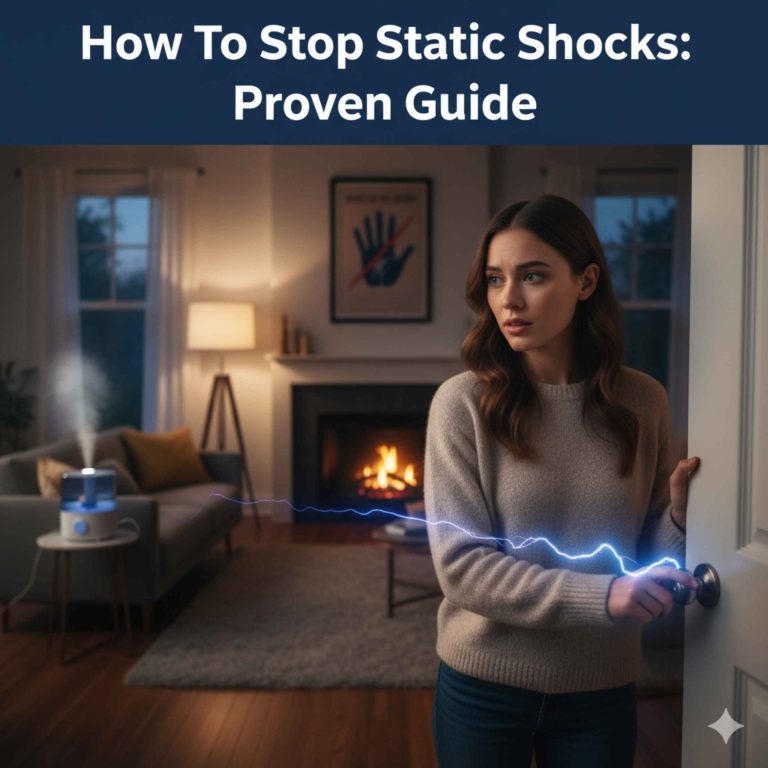How To Stop Static Shocks