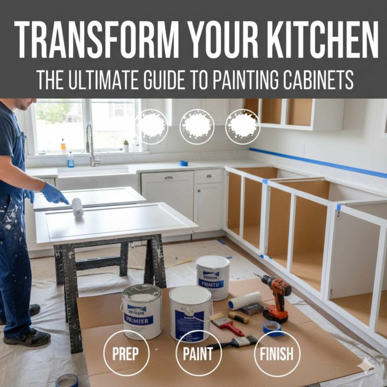 How to Paint Kitchen Cabinets