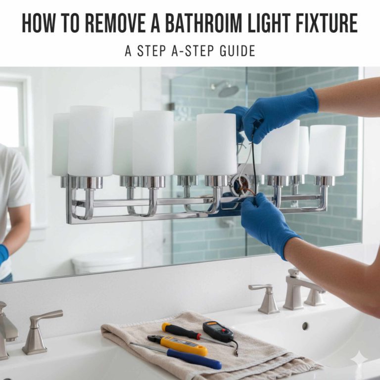 How to Remove Bathroom Light Fixture