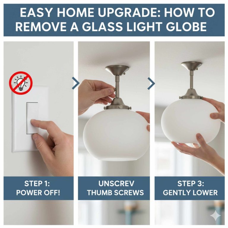 How to Remove Glass Globe