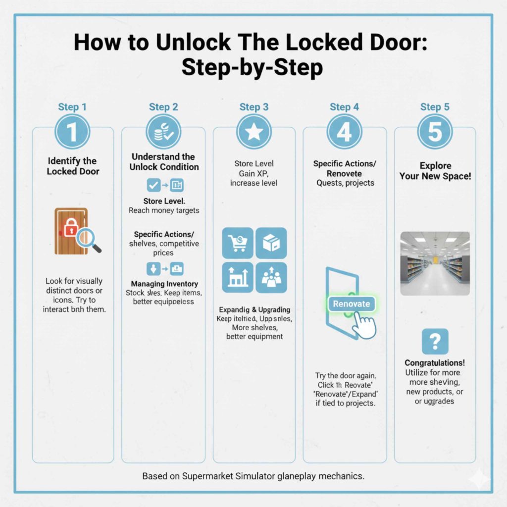How to Unlock The Locked Door Step-by-Step