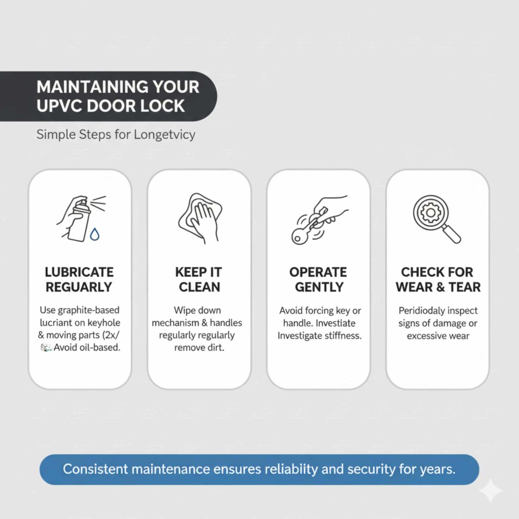 Maintaining Your UPVC Door Lock