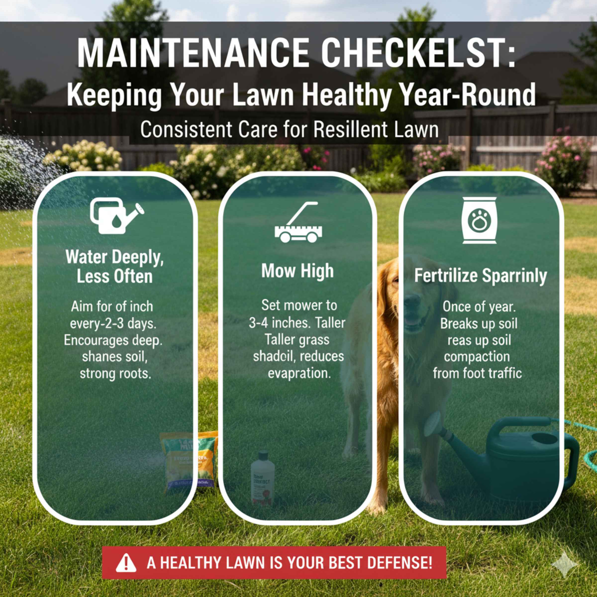 Maintenance Checklist Keeping Your Lawn Healthy Year-Round