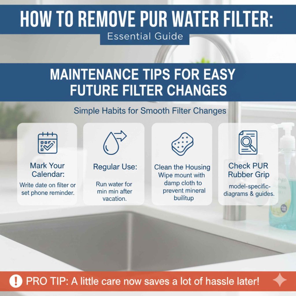 Maintenance Tips for Easy Future Filter Changes