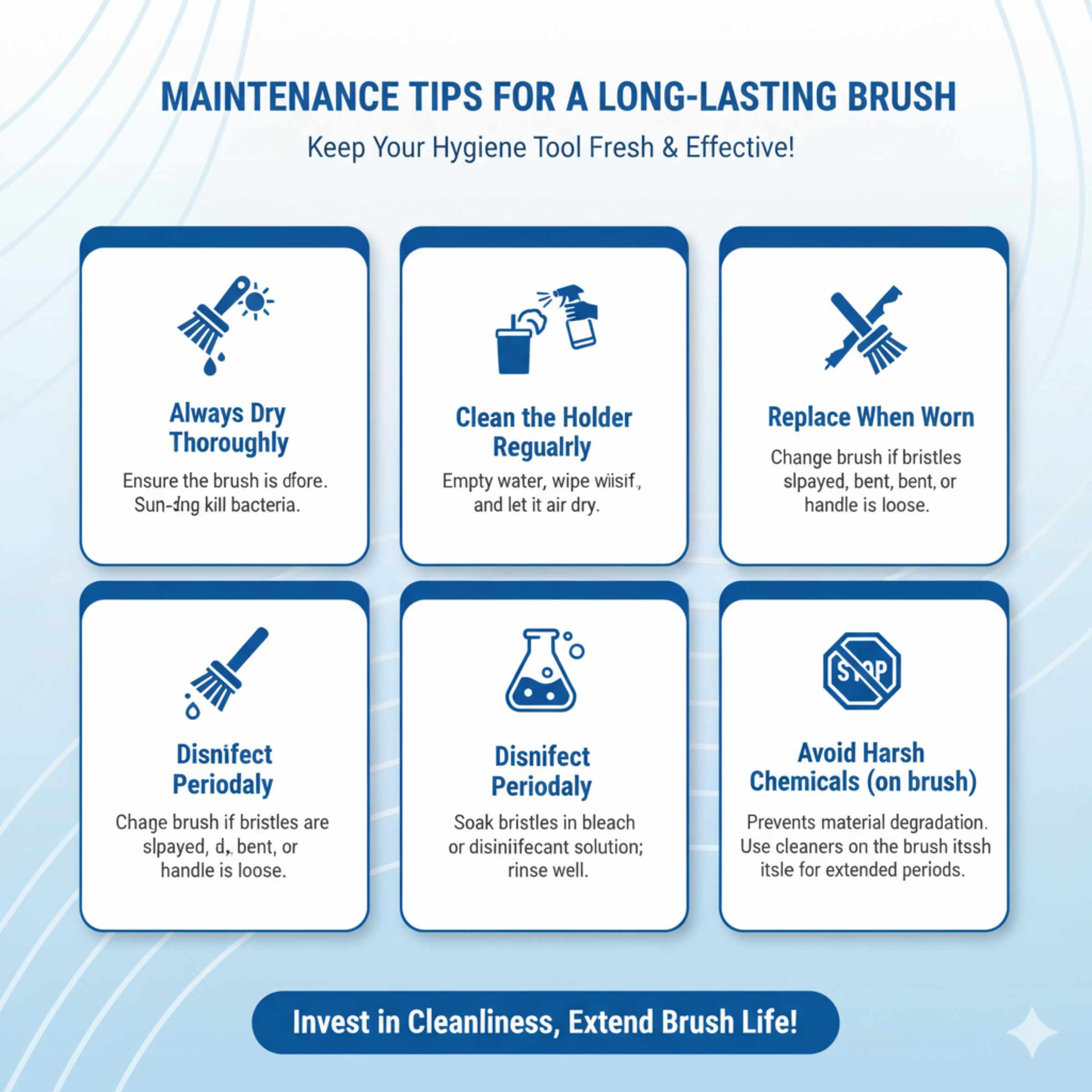 Maintenance Tips for a Long-Lasting Brush