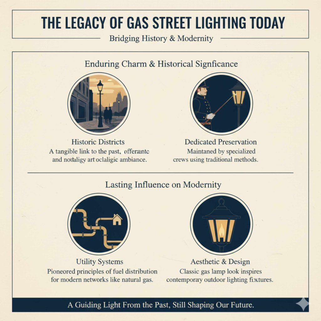 The Legacy of Gas Street Lighting Today