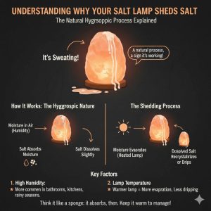 Why Is My Salt Lamp Shedding Salt? Proven Fix