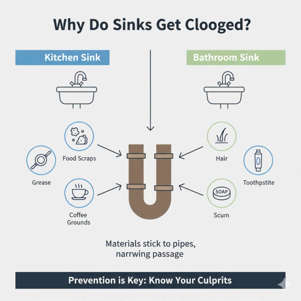 Why Do Sinks Get Clogged?
