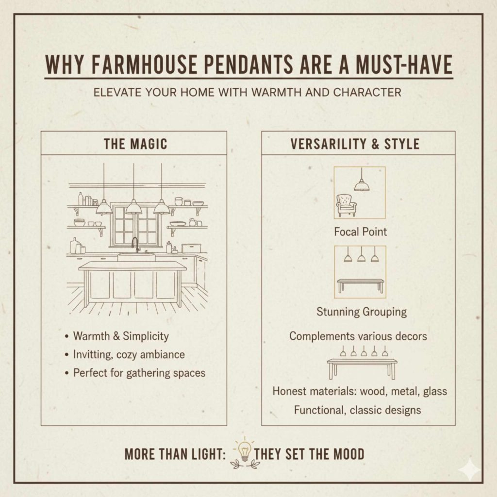 Why Farmhouse Pendant Lights Are a Must-Have