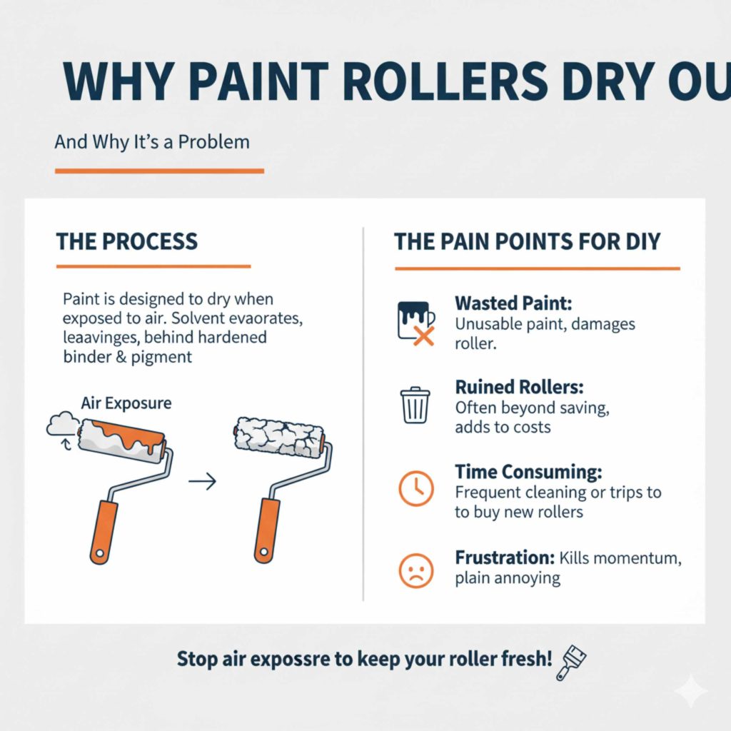 Why Paint Rollers Dry Out