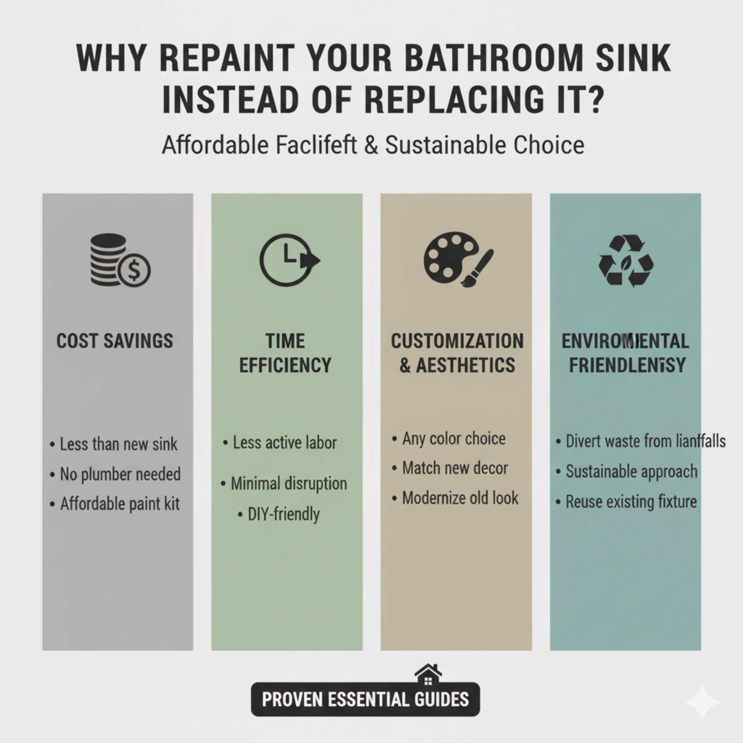 Why Repaint Your Bathroom Sink Instead of Replacing It