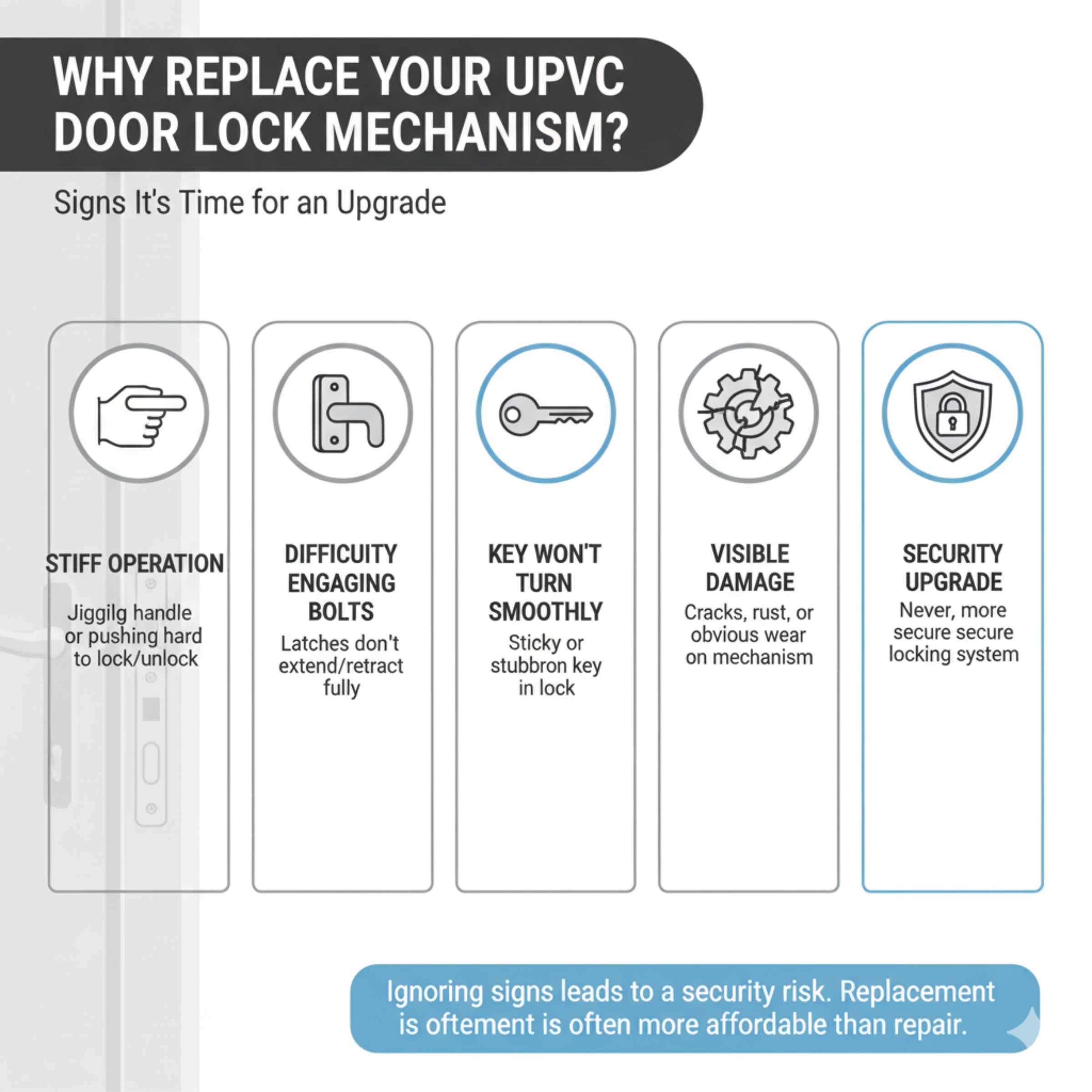 Why Replace Your UPVC Door Lock Mechanism?