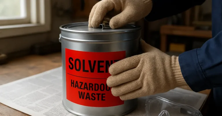 How to Dispose of Paint Thinner Safely (EPA Rules + 5 Methods)