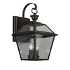 French Quarter gas-style 2-light outdoor wall lantern sconce