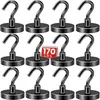 DIYMAG 170lbs Heavy Duty Magnetic Hooks, 12 Pack