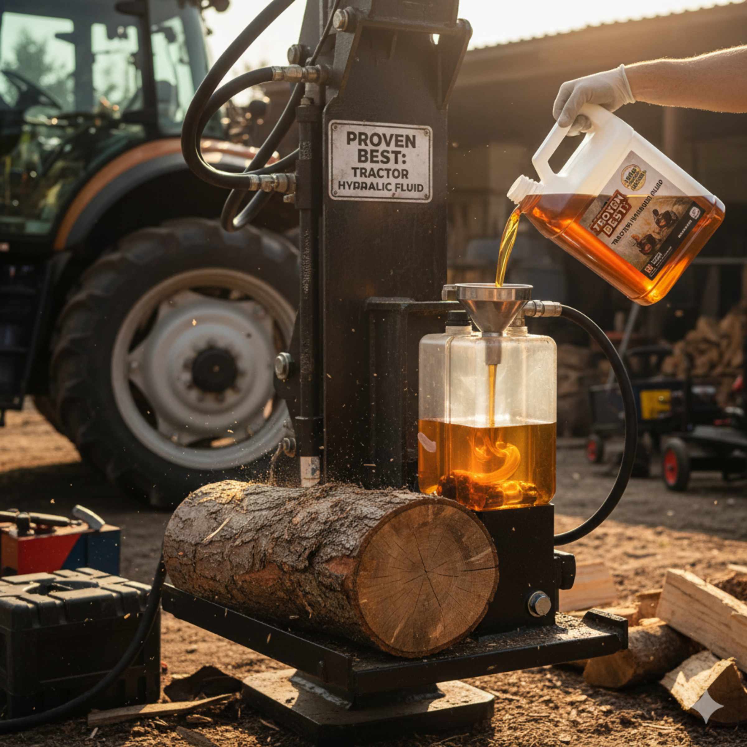 Can You Use Tractor Hydraulic Fluid In Wood Splitters?