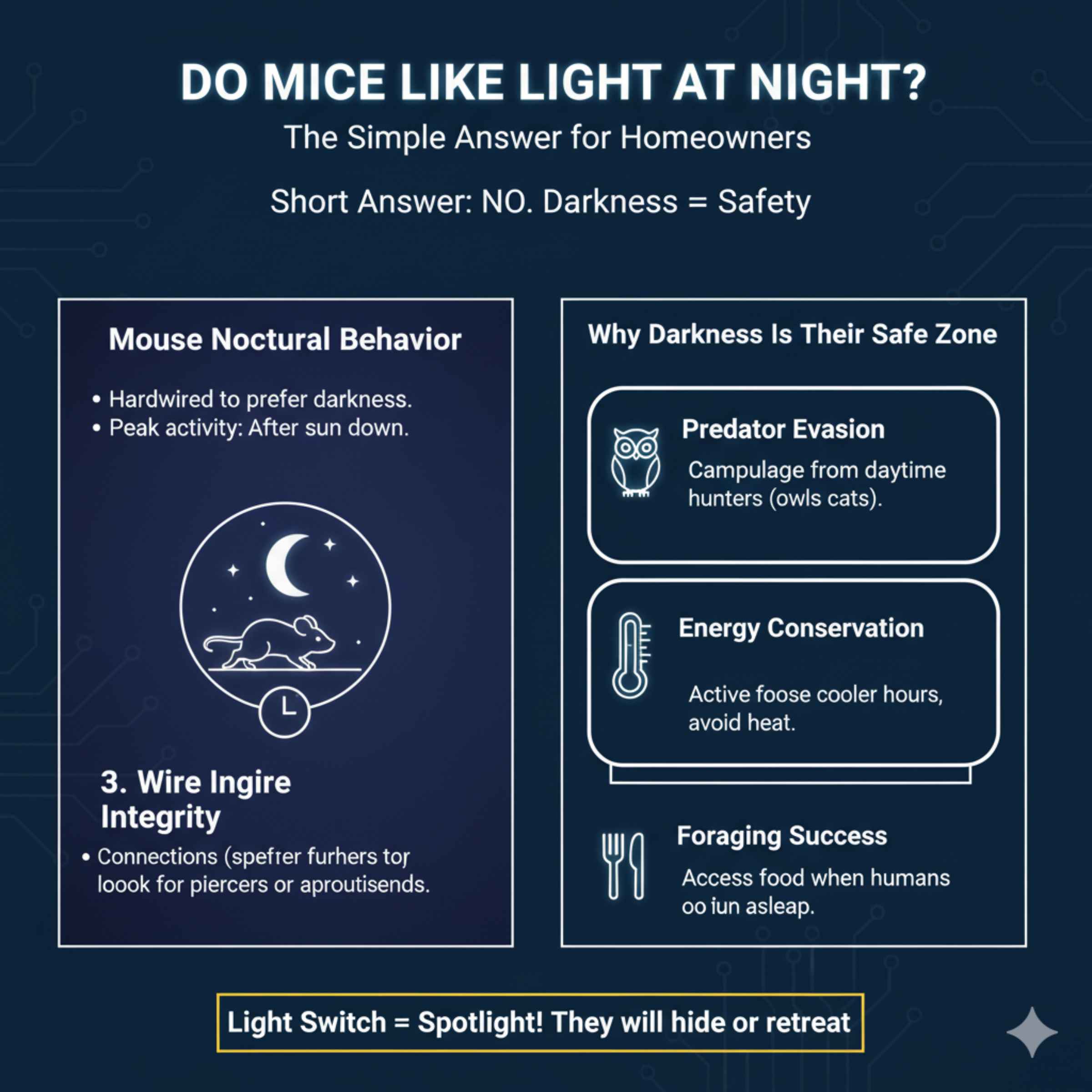 Do Mice Like Light At Night The Simple Answer for Homeowners