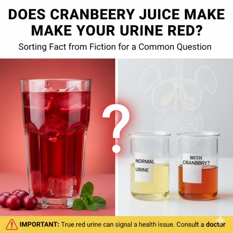 Does Cranberry Juice Make Your Urine Red?