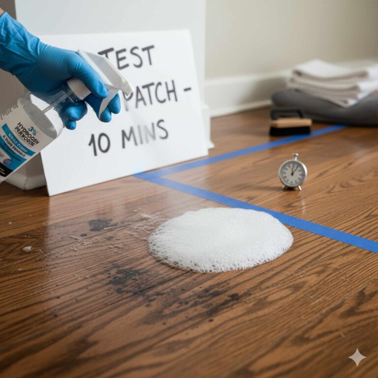 How Long To Leave Hydrogen Peroxide On Hardwood Floors