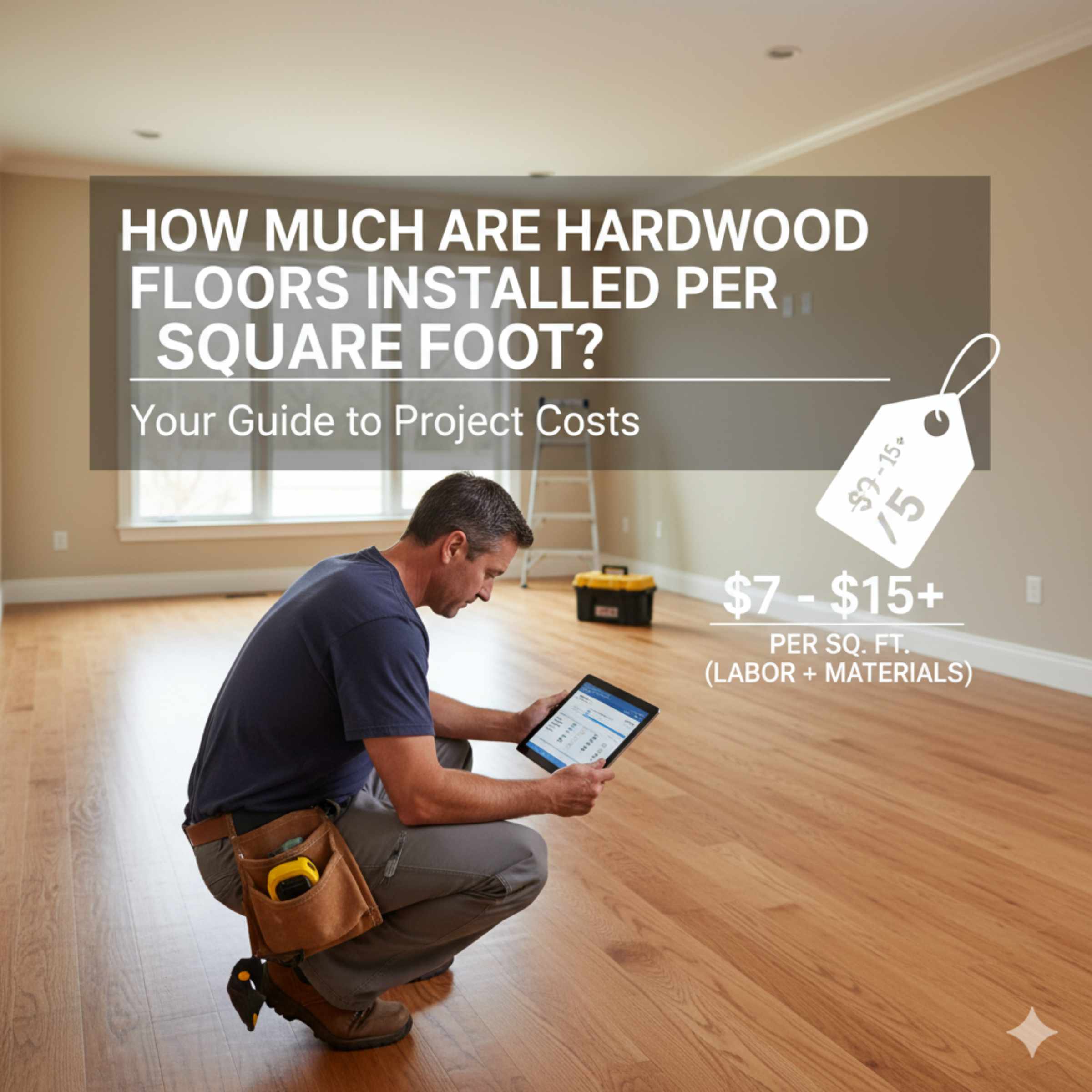 How Much Are Hardwood Floors Installed Per Square Foot?