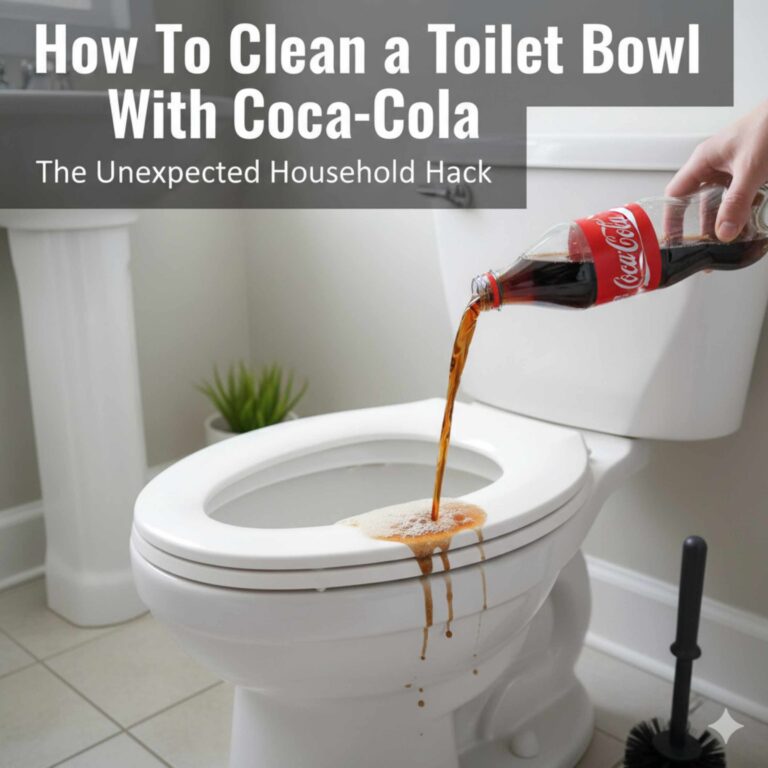 How To Clean A Toilet Bowl With Coca Cola
