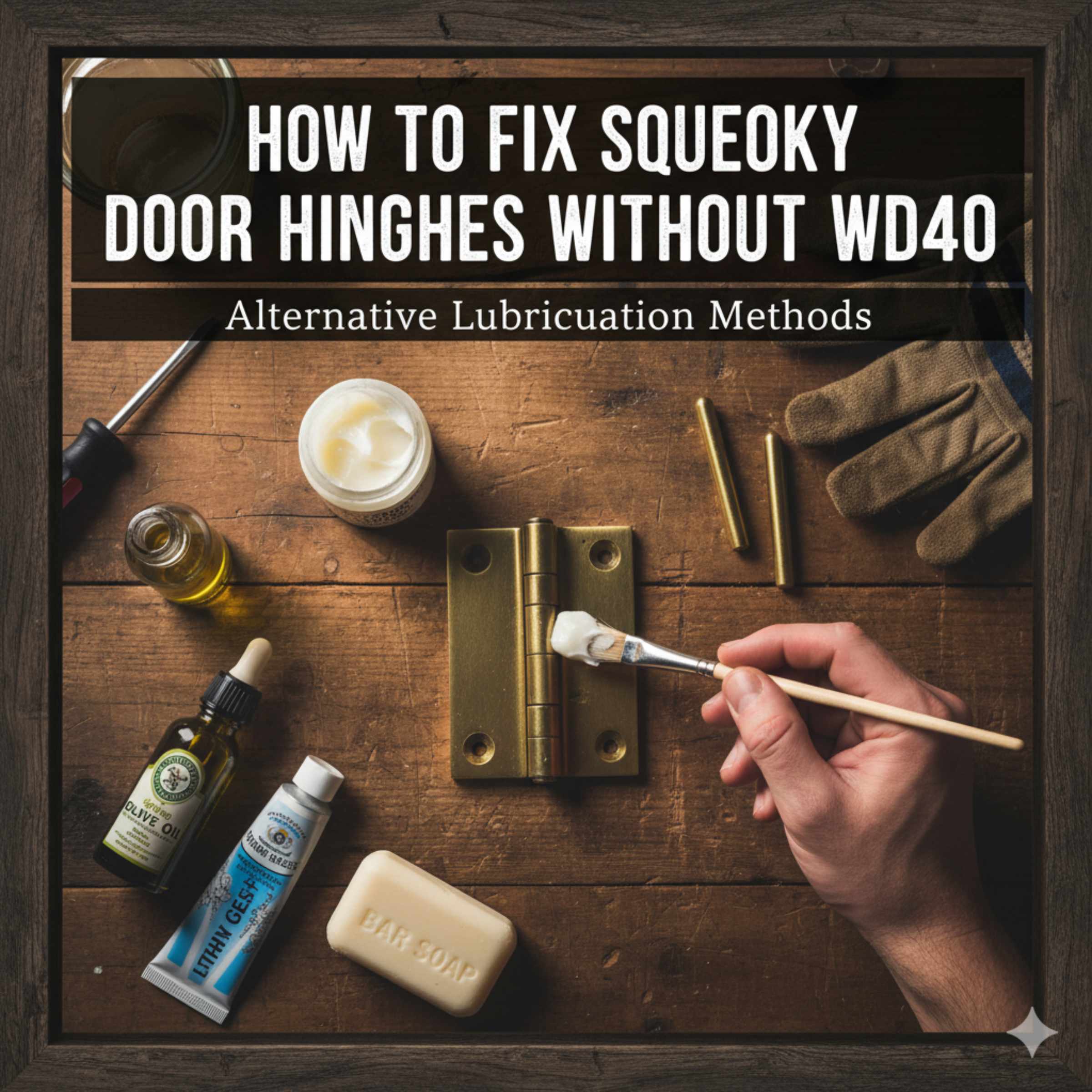 How To Fix Squeaky Door Hinges Without WD40