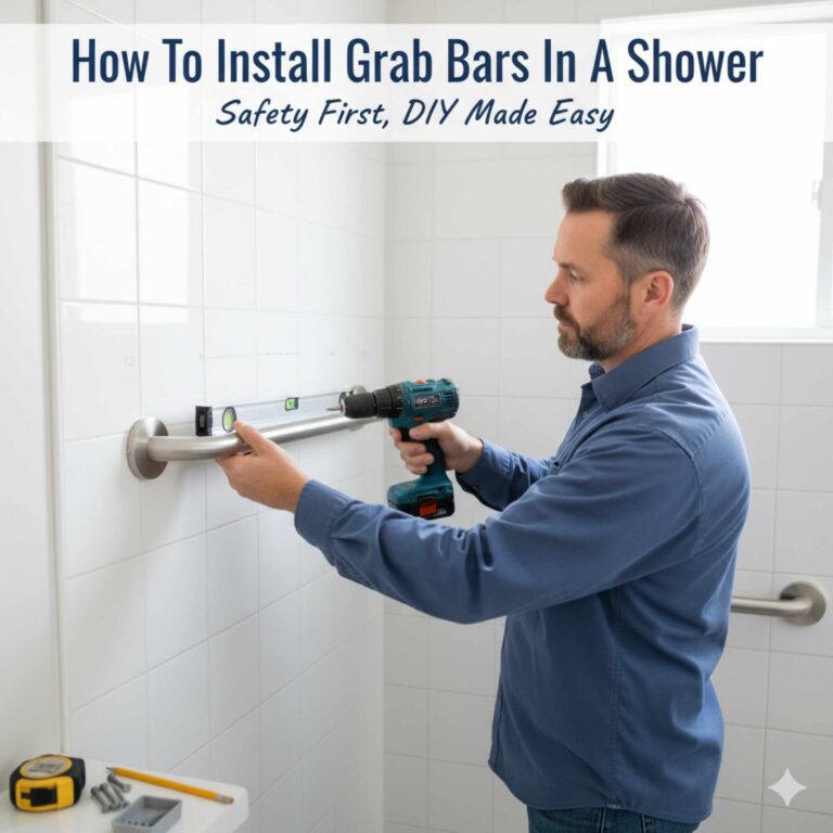 How To Install Grab Bars In A Shower.