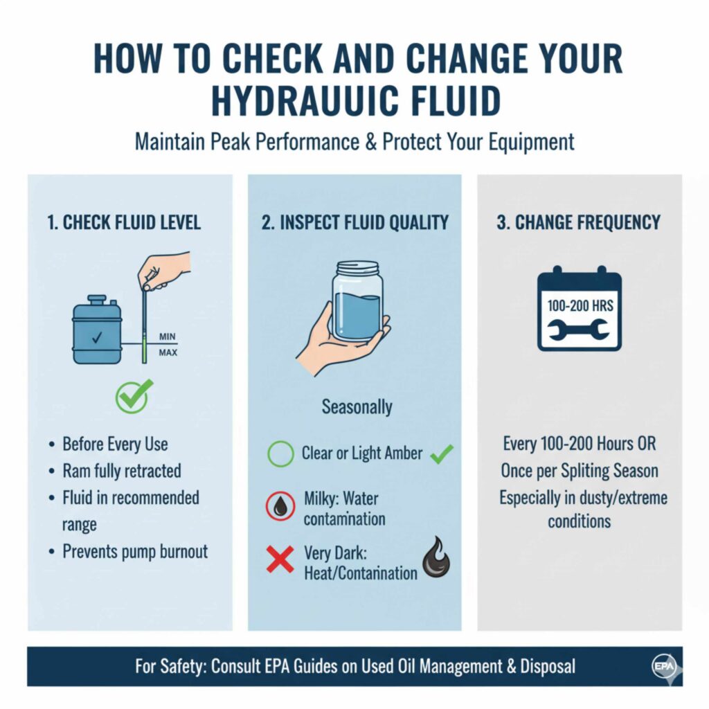 How to Check and Change Your Hydraulic Fluid