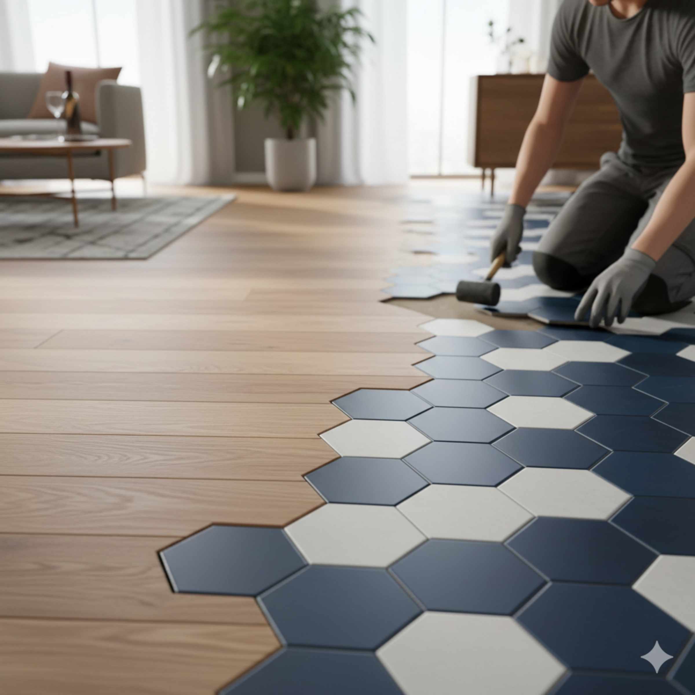 How to Combine Tile and Wood Flooring Like a Pro
