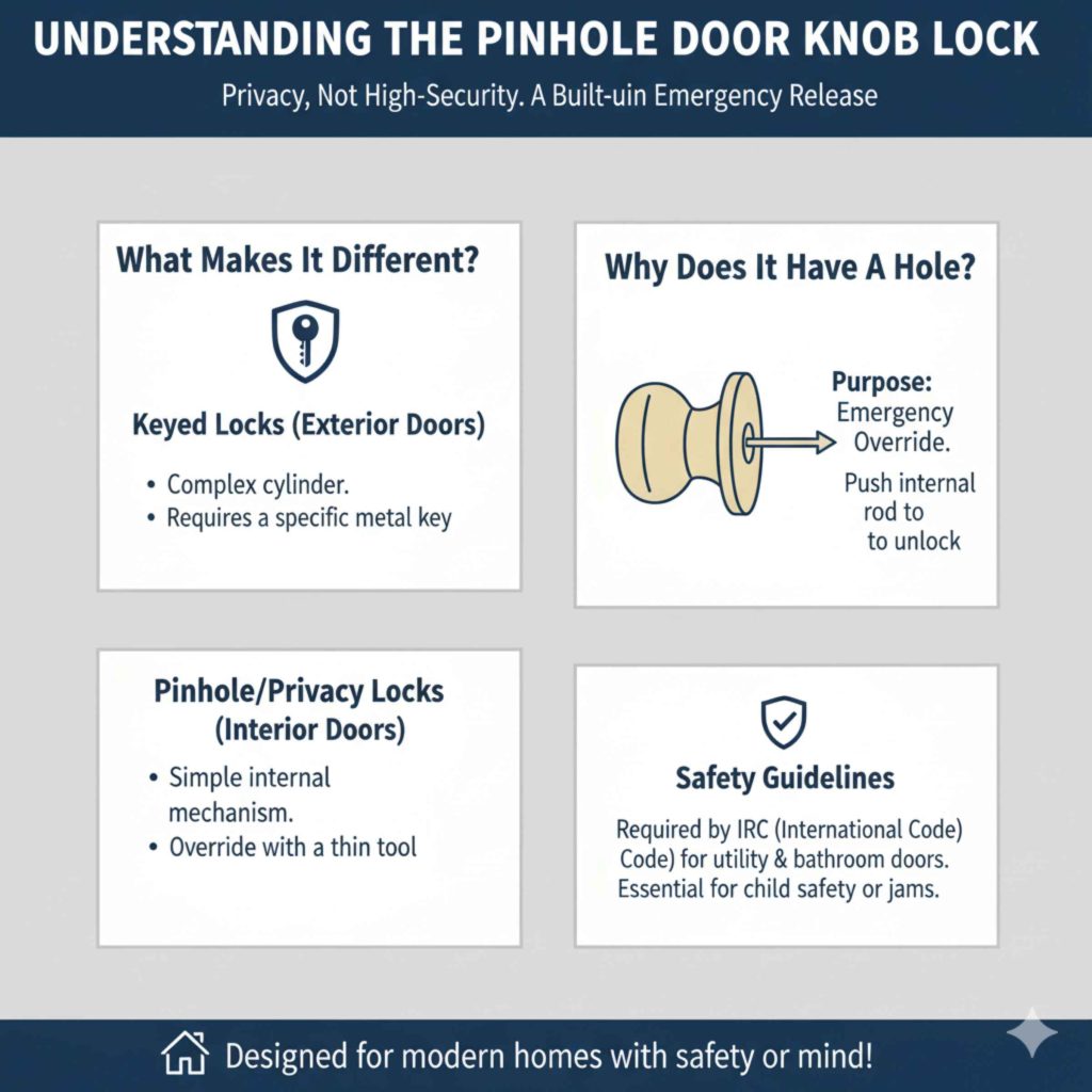 Understanding the Pinhole Door Knob Lock