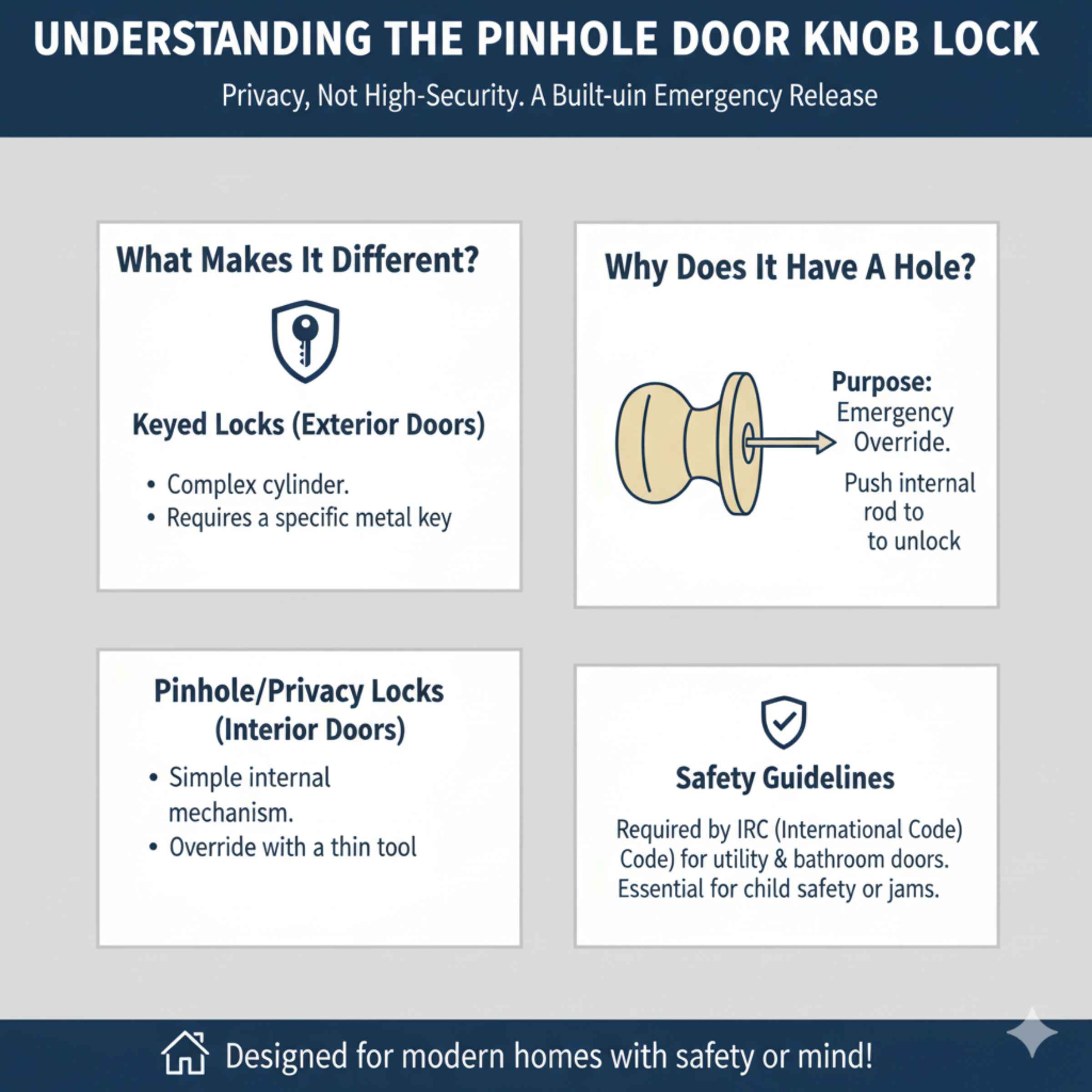 Understanding the Pinhole Door Knob Lock