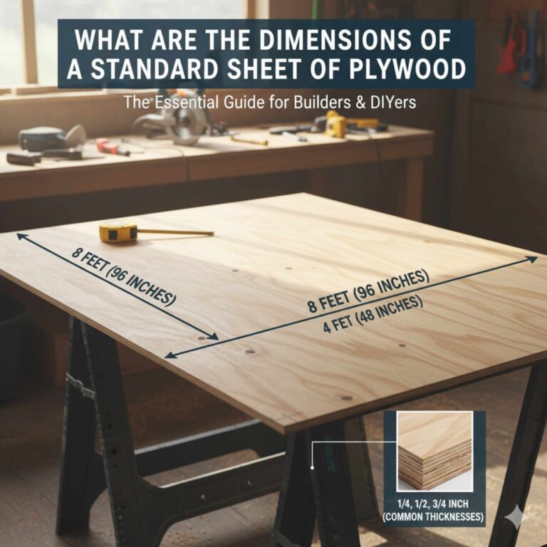 What Are The Dimensions Of A Standard Sheet Of Plywood