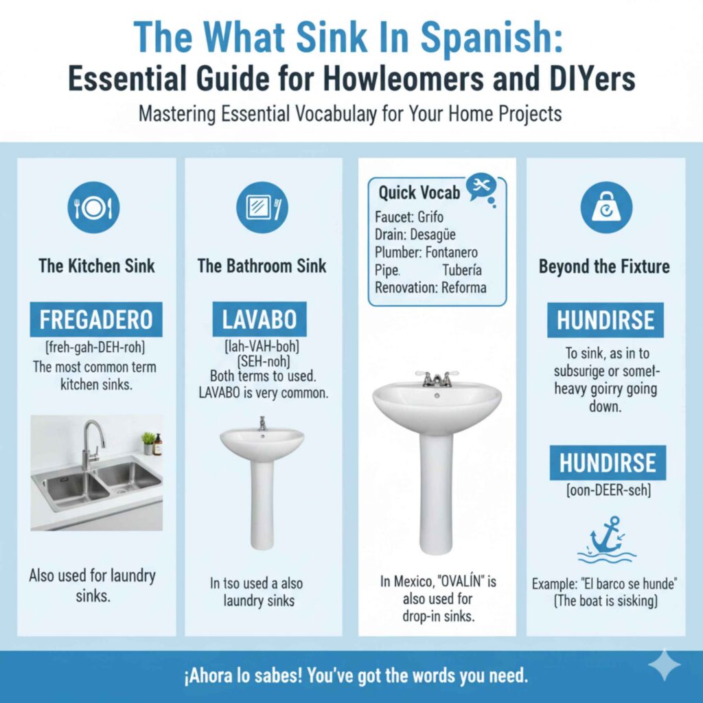 What Is Sink In Spanish Essential Guide for Homeowners and DIYers