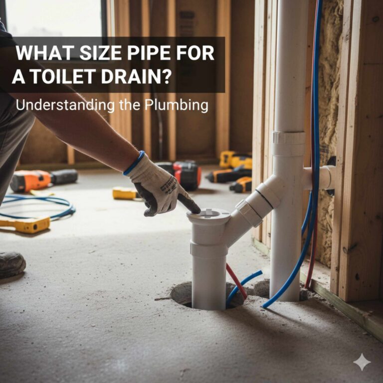 What Size Pipe For A Toilet Drain