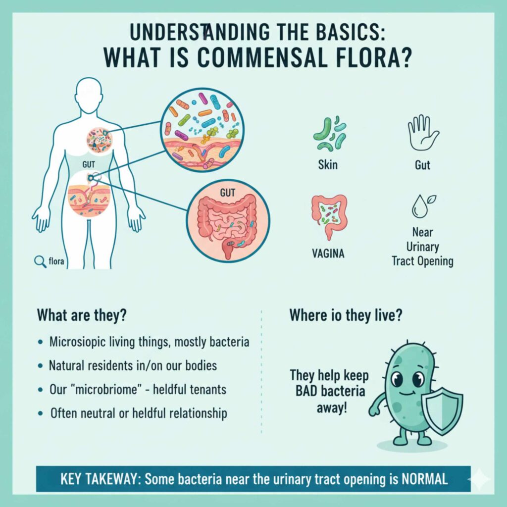What is Commensal Flora?